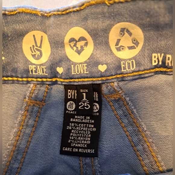 REWASH JEANS distressed BRAND NEW back seam ULTRA STRETCH high rise BOOT/FLARE - Picture 8 of 9